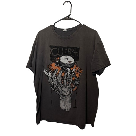 Fruit of the Loom Other - Clutch Shirt Mens XL Gray Hess 454 Rock Metal Band Stoner Doom Music Concert